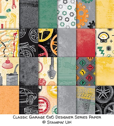 Classic Garage 6x6 Designer Series Paper © Stampin' Up!