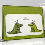 Hey Love stamp set, Dot to Dot embossing folder from Stampin' Up! Mirror stamping technique using the Stamparatus. Happy Anniversary card made by Candy Ford. #stampcandy