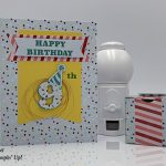 March 2019 Paper Pumpkin Kit, Popping Birthday, alternate projects by Candy Ford #stampcandy