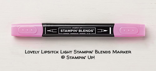 Lovely Lipstick stampin blends marker © Stampin' Up!