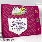 Stampin' Up! Sweetest Thing pocket card by Candy Ford of Stamp Candy