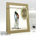 A Good Man stamp set from Stampin' Up!, card for dad made by Candy ford #stampcandy