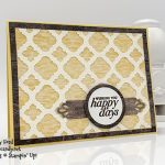 Happy Day card made using the Florentine Filigree bundle by Stampin' Up! #stampcandy