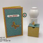 happy birthday card made with Butterfly Gala stamp set & Butterfly Duet Punch from Stampin' Up! #stampcandy