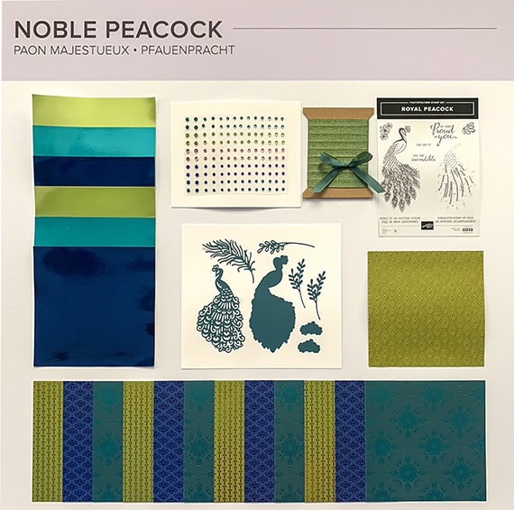 Noble Peacock suite © Stampin' Up!