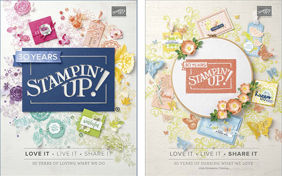 Stampin' Up! 2019 Occasions catalog and 2018-2019 Annual catalog #stampcandy