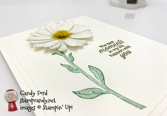 Stampin' Up! Daisy Lane handmade moments card made by Candy Ford of Stamp Candy
