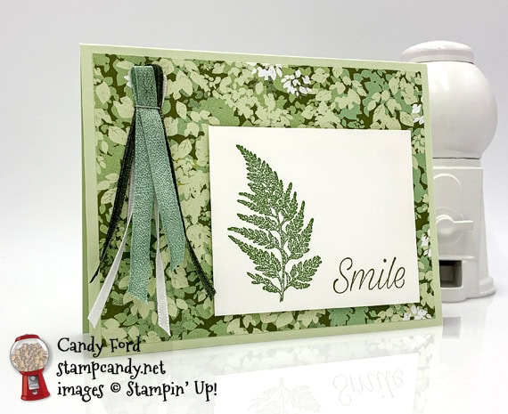 Sneak Peak Stampin' Up! Daisy Lane from the 2019-2020 Annual Catalog handmade smile card made by Candy Ford of Stamp Candy