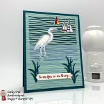 Stampin' Up! Lily Pad Lake handmade card made by Candy Ford of Stamp Candy
