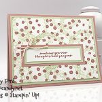sympathy encouragement card, Wishing You Well stamp set from Stampin Up! #stampcandy