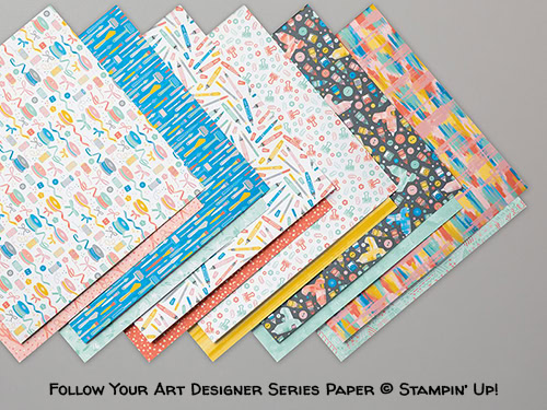 Follow Your Art Designer Series Paper © Stampin' Up!