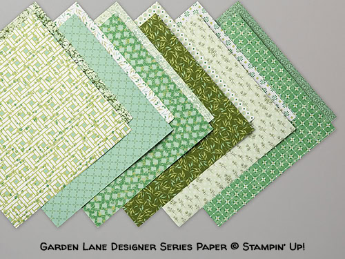 Garden Lane Designer Series Paper © Stampin' Up!