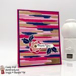 Everything is Rosy (limited edition product medley - only available in May 2019) handmade thank you card made by Candy Ford #stampcandy