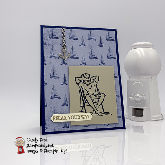 Stampin' Up! A Good Man stamp set from the 2019-2020 Annual Catalog handmade masculine card made by Candy Ford of Stamp Candy