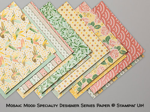 Mosaic Mood Specialty Designer Series Paper © Stampin' Up!