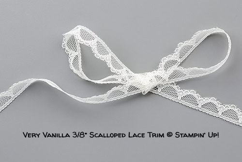 Very Vanilla Scalloped Lace Trim © Stampin' Up!