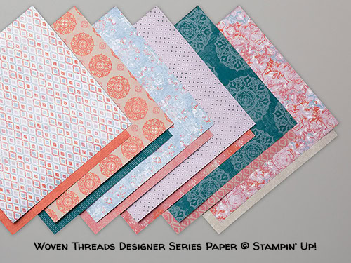 Woven Threads Designer Series Paper © Stampin' Up!