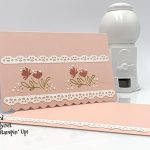 Scalloped Note Card & Envelope, Delightful Day stamp set, and Arts & Crafts Dies from Stampin' Up! made by Candy Ford #stampcandy