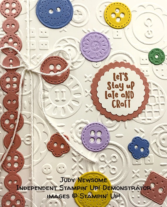 Follow Your Art suite from Stampin' Up! Handmade card made by Judy Newsome of Lafayette, GA #stampcandy
