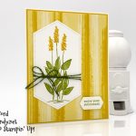 Stampin' Up! Soft Spring Host Set with Stitched Nested Label Dies were used to make this handmade card by Candy Ford of Stamp Candy