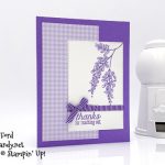 Stampin' Up! Soft Spring Host Set & Stitched Rectangle Dies were used to make this handmade card by Candy Ford of Stamp Candy