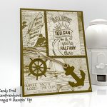 Sailing Home stamp set, Smooth Sailing Dies, and Come Sail Away Designer Series Paper by Stampin' Up! Card made by Candy Ford of #stampcandy