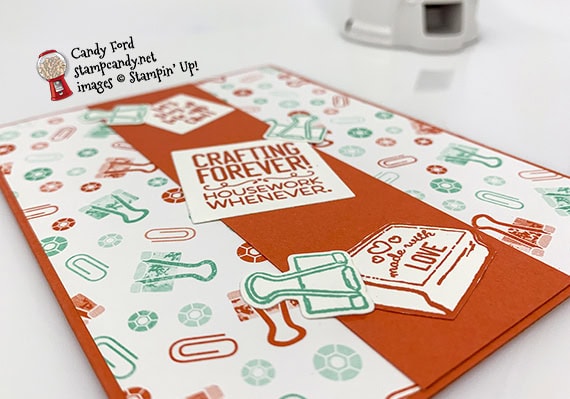 Stampin' Up! Follow Your Art handmade card by Candy Ford of Stamp Candy