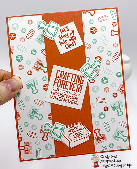 Stampin' Up! Follow Your Art handmade card by Candy Ford of Stamp Candy
