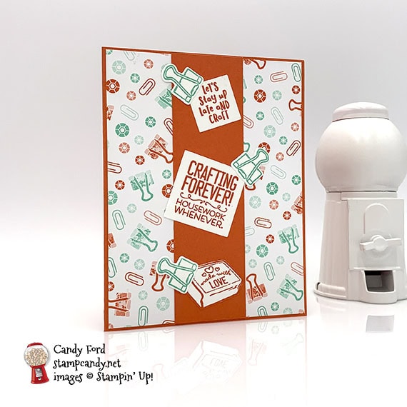 Stampin' Up! Follow Your Art handmade card by Candy Ford of Stamp Candy