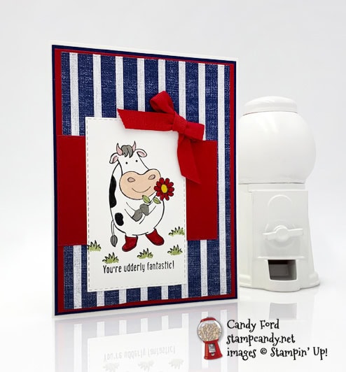 Stampin' Up! Over the Moon handmade card by Candy Ford of Stamp Candy