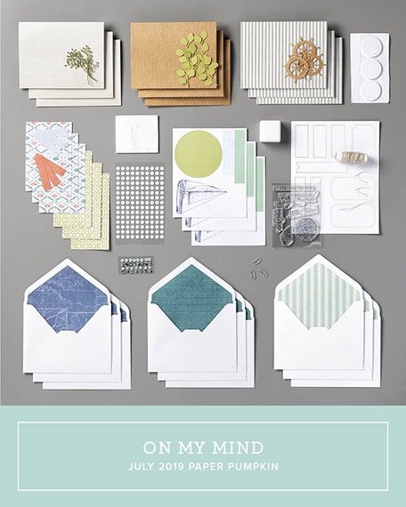 Paper Pumpkin kit for July 2019, On My MInd