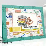 Stampin' Up! Follow Your Art Stamp Set and Arts and Crafts dies handmade card by Candy Ford of Stamp Candy