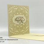 Stampin' Up! Forever Lovely bird ballad laser cut handmade card by Joanne Brown for Stamp Candy