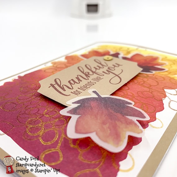 PPPBH 08-2019 Gift of Fall Paper Pumpkin card and bag made by Candy Ford #stampcandy