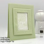 Peaceful Place stamp set and Heriloom Frames Dies %v 3D Embossing Folders from Stampin' Up! Vacation themed card made by Candy Ford for the InKing Royalty Blog Hop #stampcandy