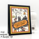 Stampin' Up! Spooktacular Bash to Every Season Ornate Frames Dies halloween card by Candy Ford of Stamp Candy