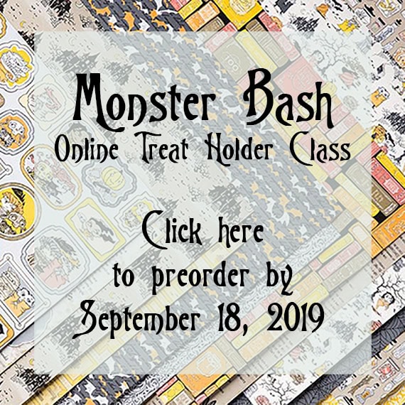 Stampin' Up! Monster Bash Treat Holder Online Class by Candy Ford #stampcandy