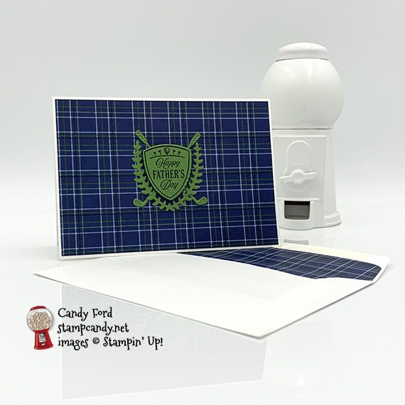 Stampin' Up! Country Club Suite Fathers Day card by Candy Ford of Stamp Candy