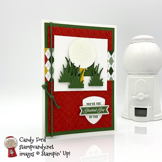 Stampin' Up! Country Club Suite avid card by Candy Ford of Stamp Candy
