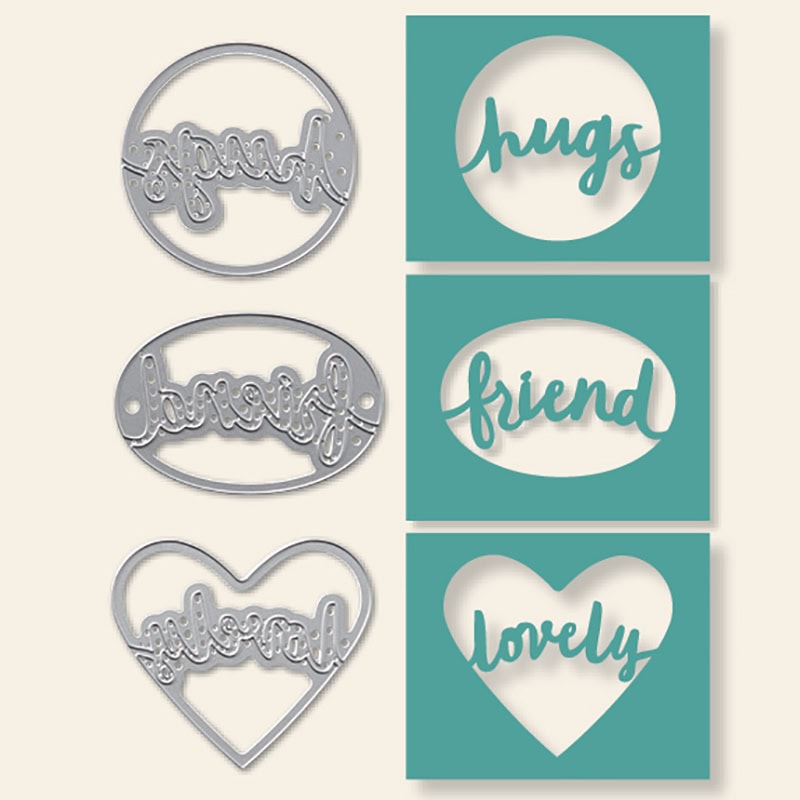 Lovely Words Thinlits Dies © Stampin' Up!