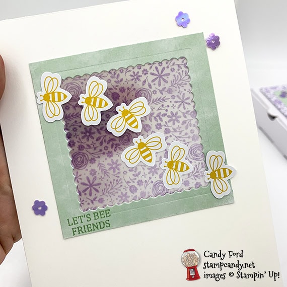 Stampin' Up! Paper Pumpkin kit I'll Bee Yours January 2020, APPT Blog Hop, #stampcandy