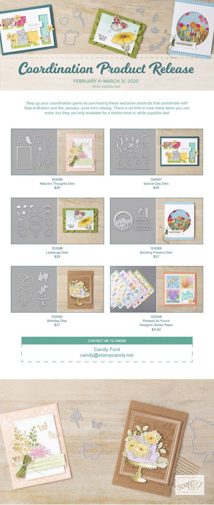 Stampin' Up! Coordination Product Release 02-2020