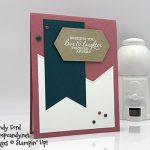 Stampin' Up! Heart to Heart stamp set, Stitched Nested Labels Dies, 2019-2021 In Color Faceted Dots card by Candy Ford #stampcandy