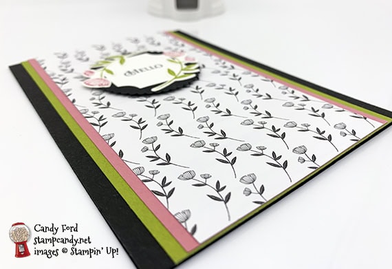 Stampin' Up! Honey Bee Bundle card Candy Ford #stampcandy