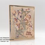 Stampin' Up! Parisian Blossoms Parisian Beauty Happy Birthday Card by Judy Newsome for Stamp Candy