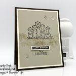 The Gangs' All Meer stamp set, Stampin' Up!, birthday card made by Candy Ford #stampcandy