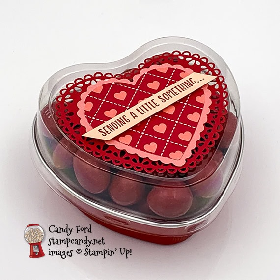 Sending You Thoughts card and Heart Tin for the ICS Blog Hop February 2020, Stampin' Up! #stampcandy