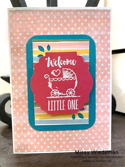 Missy Wiedeman's cards and projects made using Stampin' Up! products for CHFB Challenge 02-2020