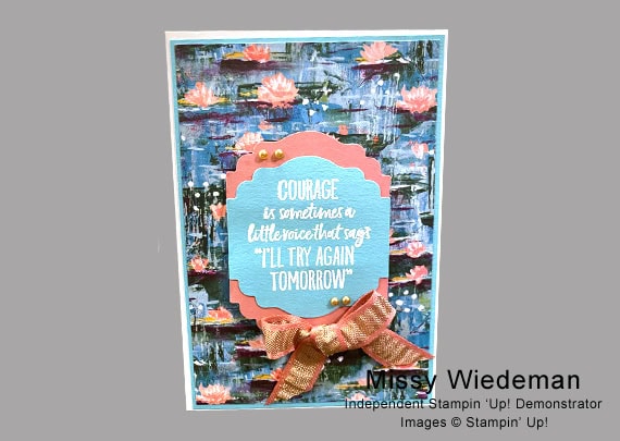 Missy Wiedeman's cards and projects made using Stampin' Up! products for CHFB Challenge 02-2020