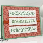 Stampin' Up! Ornate Garden Suite handmade so grateful card by Candy Ford of Stamp Candy in Mint Macaron